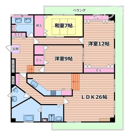 キャニオンアングルの物件間取画像